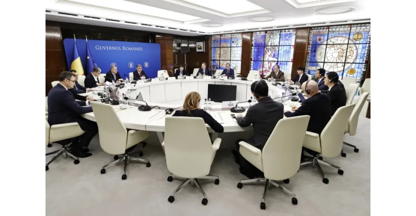 Delegația Fondului Monetar Internațional, primită la Palatul Victoria de premierul Marcel Ciolacu