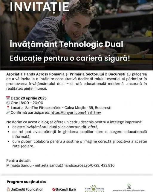 Învățământul dual – educație practică pentru succes