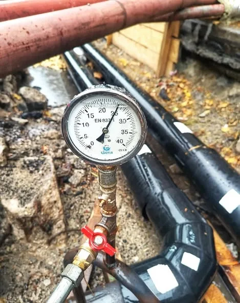 Încă gouă tronsoane de conductă de termoficare finalizate