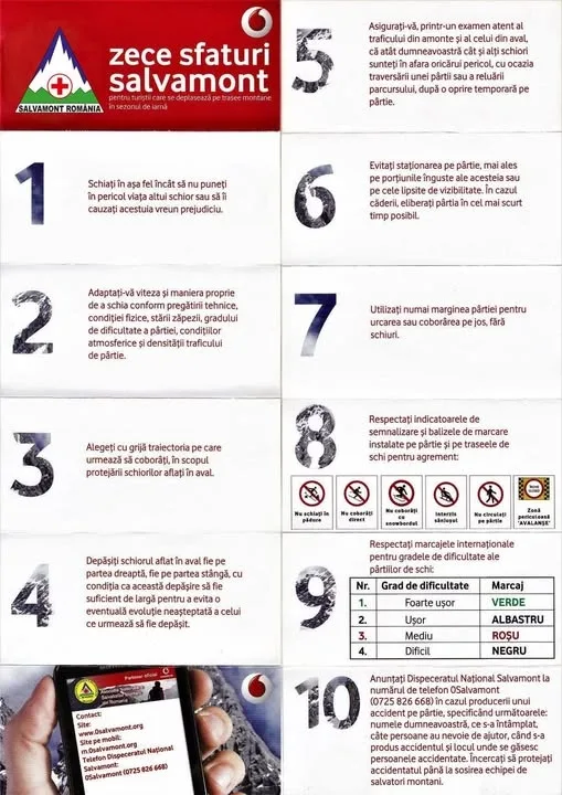 Recomandări de la Salvamont Mureș