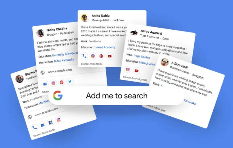 Google lansează cardul de vizită virtual