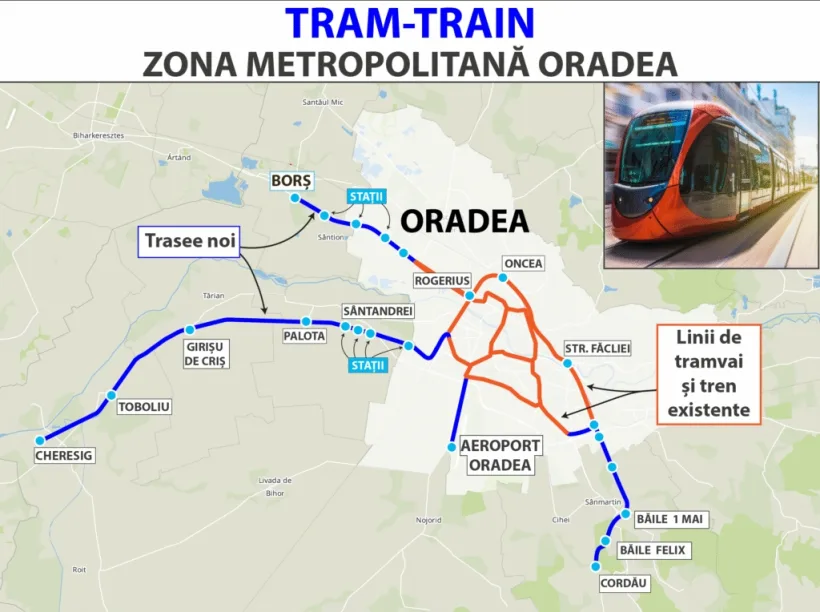Proiectul Tram-tren va primi finanțare din fonduri europene