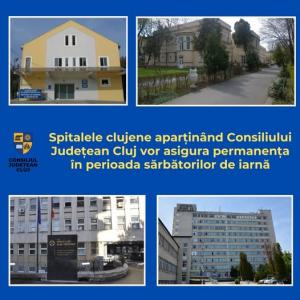Permanență în serviciile medicale de urgență din Cluj, de Sărbători