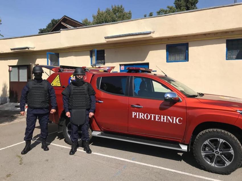 Consiliul Judeţean Galaţi a dotat Inspectoratul pentru Situaţii de Urgenţă cu o autospecială nouă pentru intervenţii pirotehnice