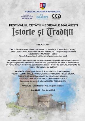 Festivalul Cetății Medievale Mălăiești, în Hunedoara