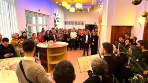 Consiliul Județean Caraș-Severin colindat de Episcopia Caransebeșului