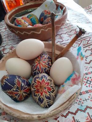 Atelier de împistrire a ouălor