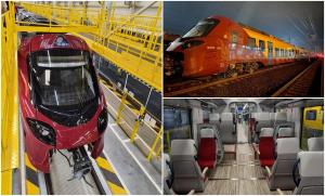 Eveniment: în Gara de Nord a ajuns primul tren electric achiziționat de România în ultimii 20 de ani
