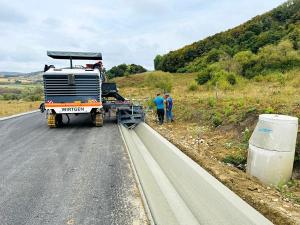 Lucrări avansate pe Drumul Județean 108S în Sălaj
