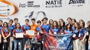 Finala concursului de robotică First Tech Challenge