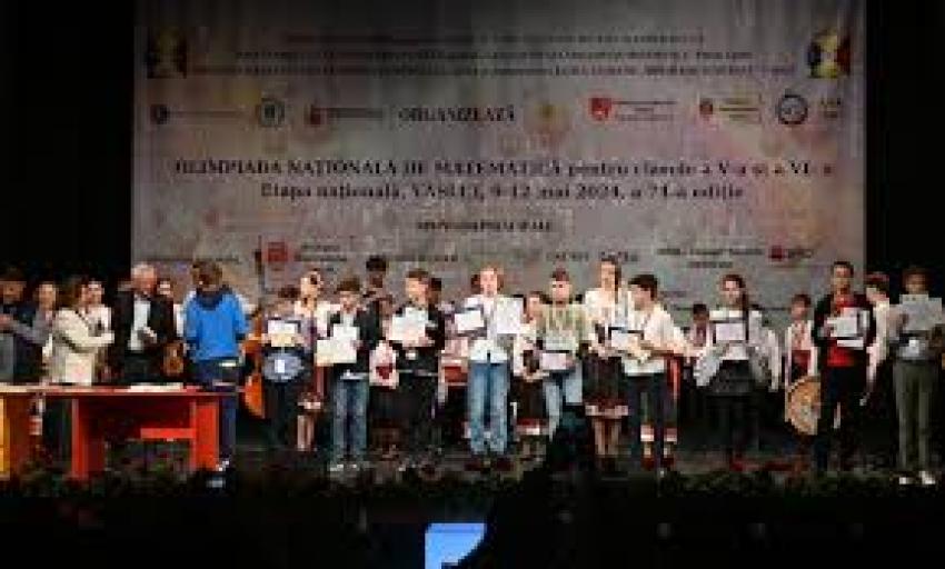 Mențiuni de onoare pentru elevii vasluieni la Olimpiada de matematică