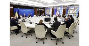 Delegația Fondului Monetar Internațional, primită la Palatul Victoria de premierul Marcel Ciolacu