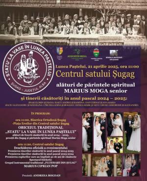 Ediție nouă a obiceiului tradițional „Statu la vase în lunea Paștelui”