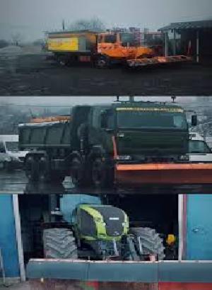 Intervențiile pe drumurile județene din Olt, operaționale