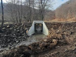 Au fost finalizate lucrările la podețul din Valea Ilona &ndash; Homorod, pe DJ131A