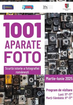 „1001 aparate foto – Scurtă istorie a fotografiei românești” la Brașov