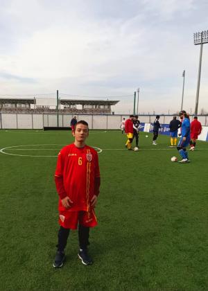 Elev din Târgu Frumos, reprezentant ieșean în echipa națională de fotbal pentru nevăzători