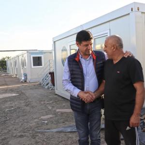 400 de module de dormitor de la rezervele statului au fost distribuite în comunele afectate de inundații din Galați