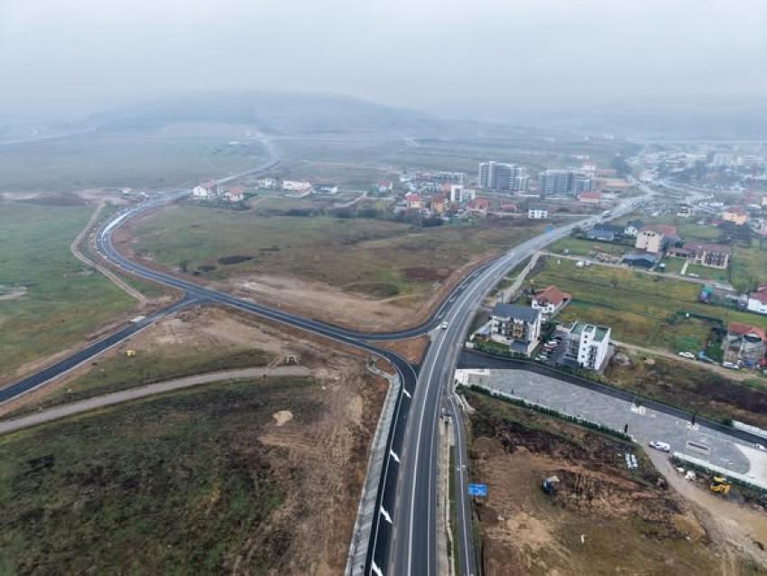 S-a deschis circulația pe drumul de legătură între Inelul Rutier Metropolitan și Centura Sânmartin