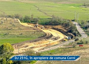 Consiliul Județean Galați reface drumurile grav afectate de inundațiile din septembrie