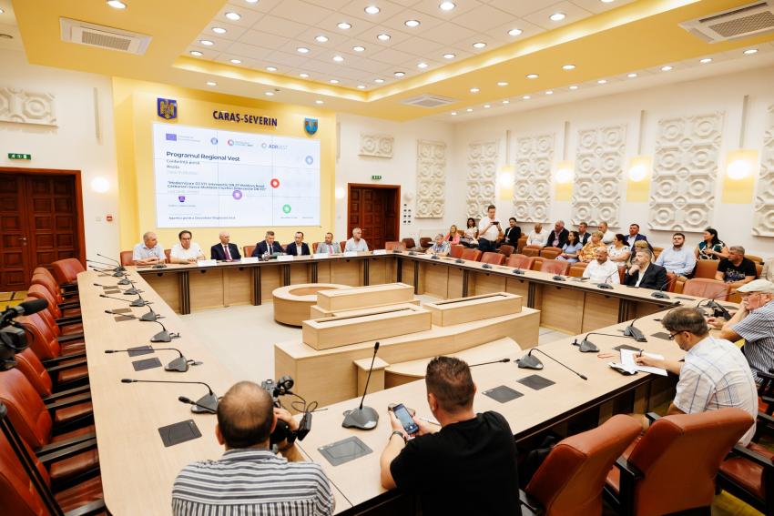 Modernizarea drumului judetean DJ 571 în Caraș-Severin