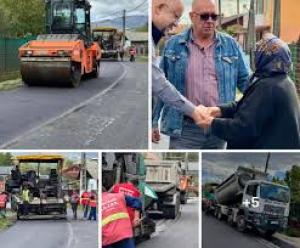 Continuăm lucrările de modernizare a drumurilor județene!