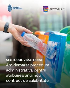 "Am demarat procedura administrativă pentru atribuirea unui nou contract de salubritate