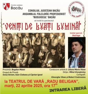 Spectacolul „Veniți de luați lumină!”, în Bacău