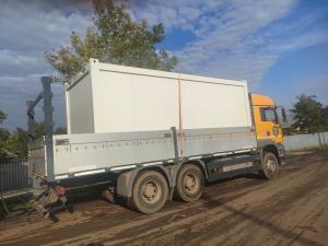 Noi echipamente de cazarmament și module dormitor au ajuns județul Galați, grav afectat de inundații