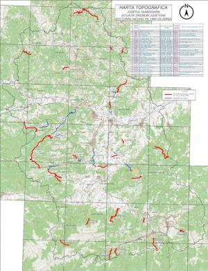 HARTA drumurilor județene închise circulației pe perioada iernii 2025–2026