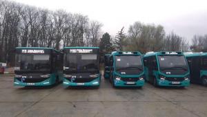 Liniile de autobuze din Piești, marcate cu semnul ”M”, pentru transport metropolitan