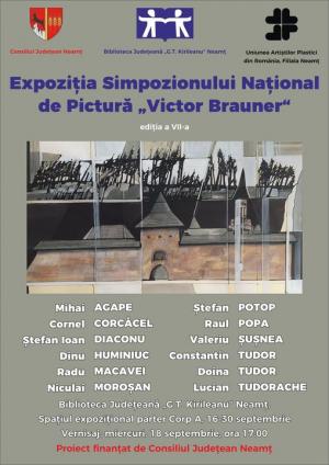 Expoziția Simpozionului Național de Pictură „Victor Brauner“, vernisată la Biblioteca Județeană